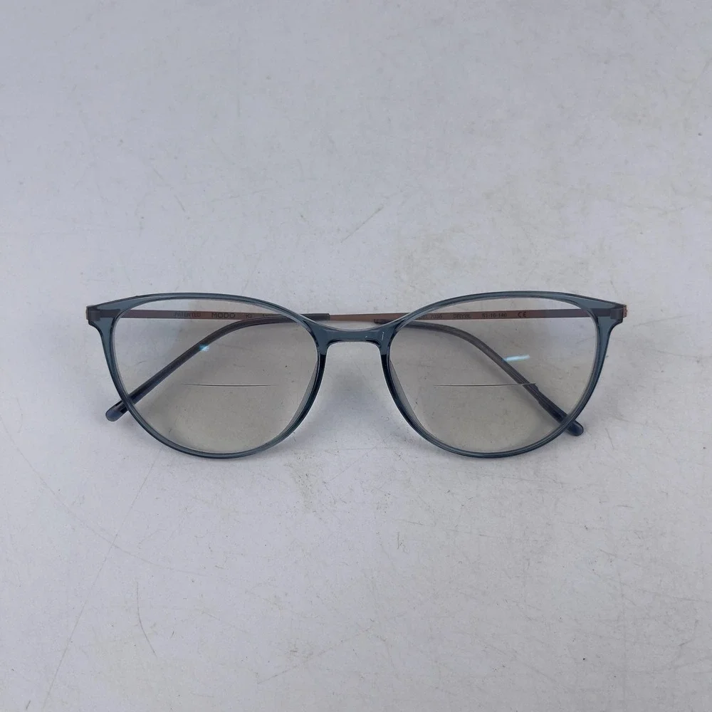MODO 7035 GRYBL Women‎ Eyeglasses Frame Blue Gray Titanium 51-16-140 mm
